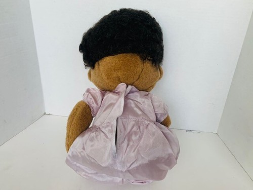 Hugga Bunch Huggabunch Bubbles black plush doll toy 1985 Kenner African Hallmark - Picture 5 of 6