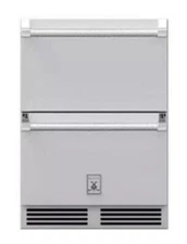 Hestan GRR24 24" 5.2 Cu. Ft. Compact Refrigerator Drawers, Stainless Steel