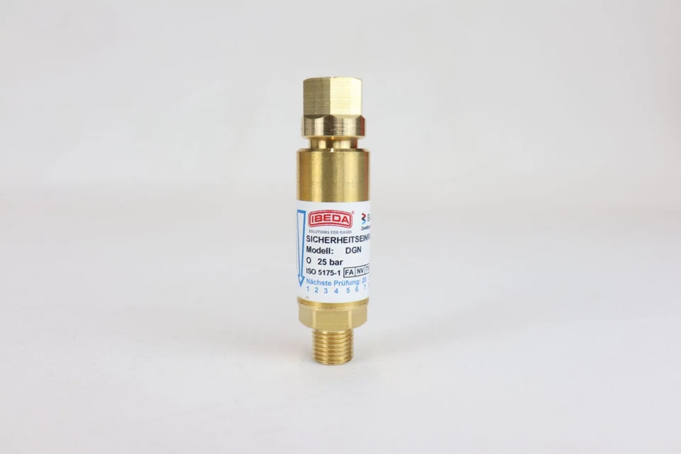IBEDA Gebrauchsstellenvorlage DGN, Sauerstoff, G 1/4" RH