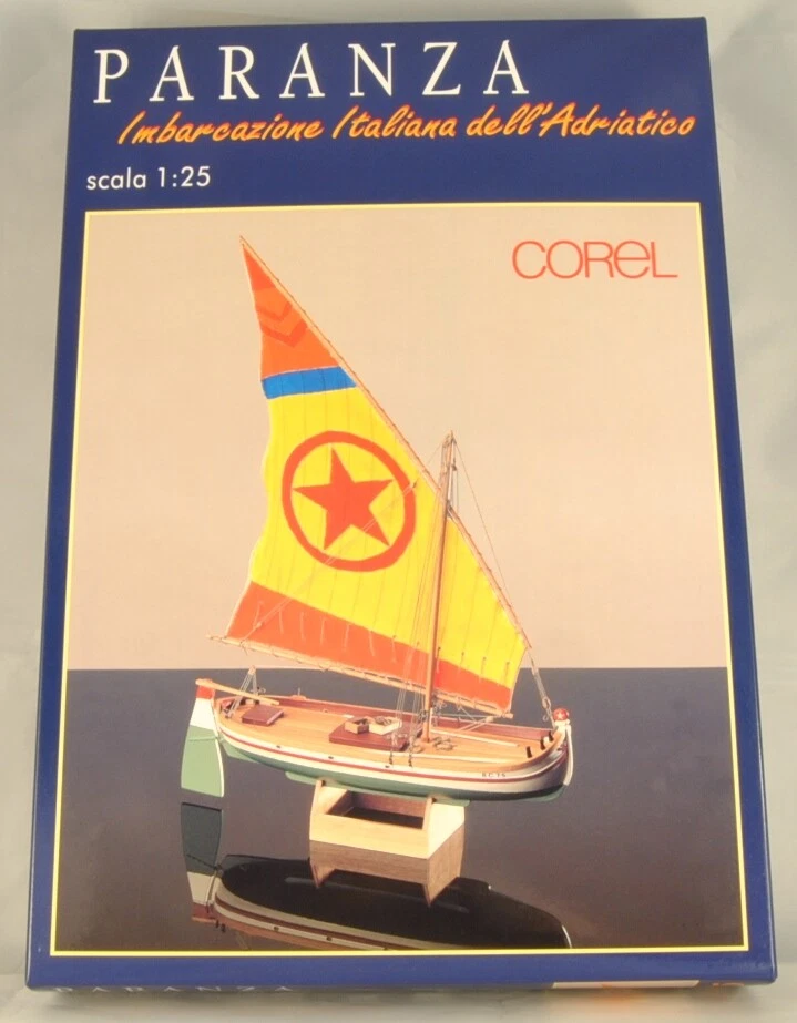 COREL SM45 BARCA a vela Modello PARANZA Imbarcazione italiana scala 1:25 - Immagine 2 di 4
