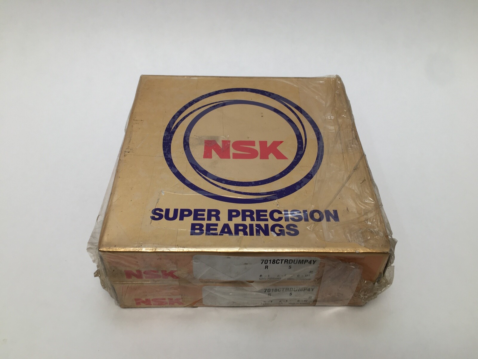 NSK 7018CTRDUMP4Y Bearing 90x140x24mm ABEC7 Premium Pair UK Made