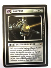 Star Trek CCG 1E Operate Wormhole Relays Mint Uncommon – The Dominion 1998