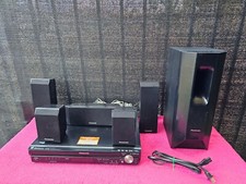 Panasonic SA-PT750 Home Theater HDMI 5-Disc DVD Changer With Speakers No Remote