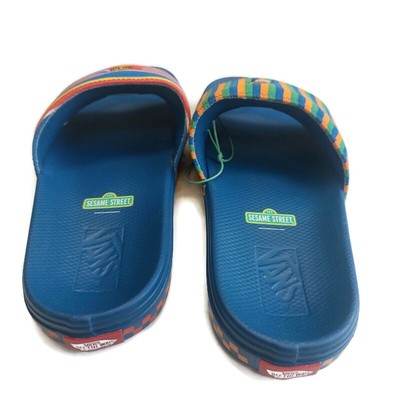 VANS X Sesame Street Mens Size 5 Slide Ernie and Bert La  display picture 3