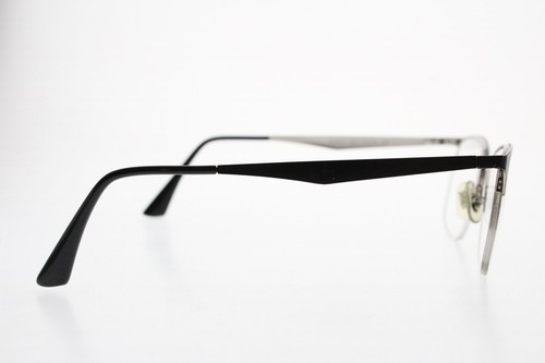 Ray Ban Eyeglasses RB 6433 2997 Matte Black Silver Metal Half Frame 51/19-140 mm - Picture 5 of 9