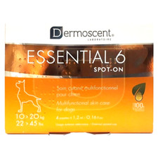 Dermoscent Essential 6 Spot-On for Dogs 22-45LB 4 COUNT BOX