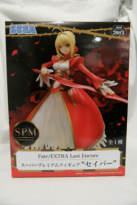 セイバー フィギュア Fate/EXTRA Last Encore(フェイト/エクストラ ラストアンコール) プライズ タイトー Fate &frasl; EXTRA エクストラフィギュア セイバー 新品未開封 美品