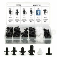 Kit Bumper Parts Car Body Rivet Trim Molding Retainer Assortments Clip Push Pin- Kit Bumper Parts Car Body Rivet Trim Molding Retainer Assortments Clip Push Pin-