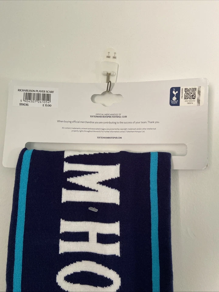 NWT ~ Tottenham Hotspur Richarlison Player Scarf - image 4 of 4
