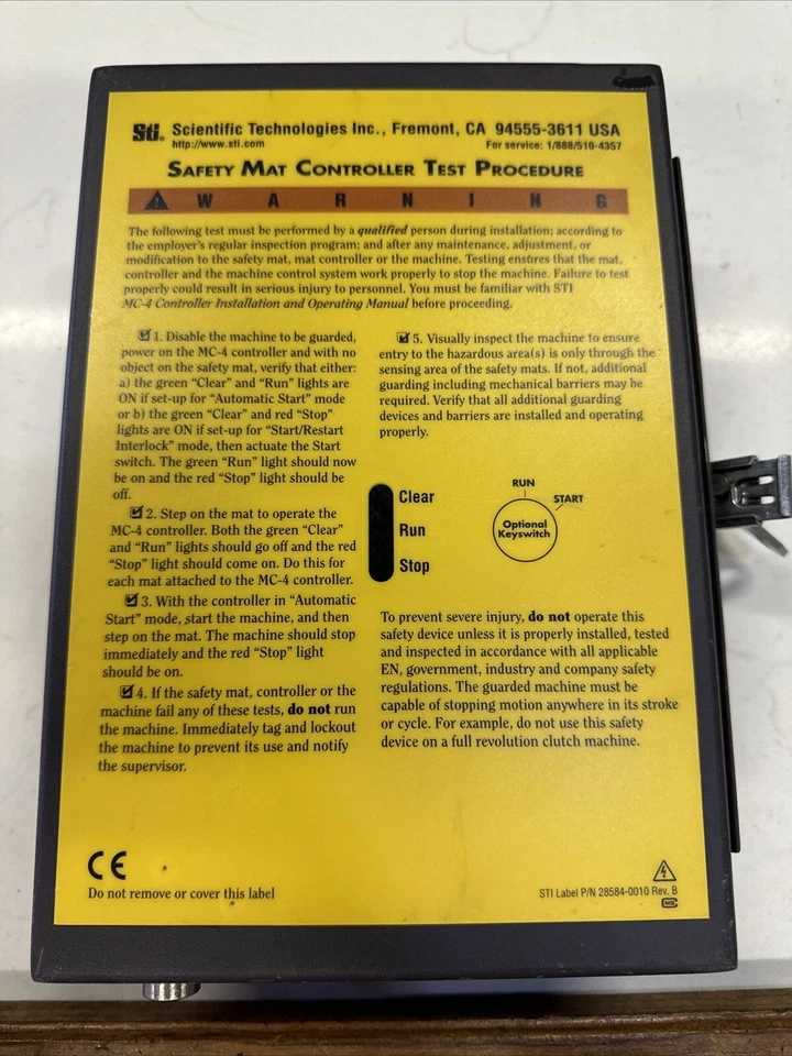 Controlador de seguridad Sti 43815-0012 Foto 2 de 4