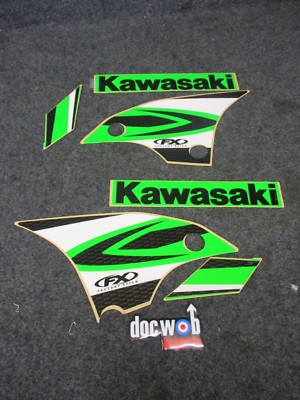 Kawasaki KXF250 2009-2012 Factory FX STD OEM Kühlerverkleidung Grafik Kit GR1679