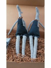 New Ieva Fray Handmade (2) Giraffe Zebra Doll...