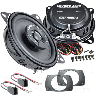 GROUND ZERO LAUTSPRECHER für SEAT IBIZA II 6K 1993-1999 Heck Hinten 90W #AJJR