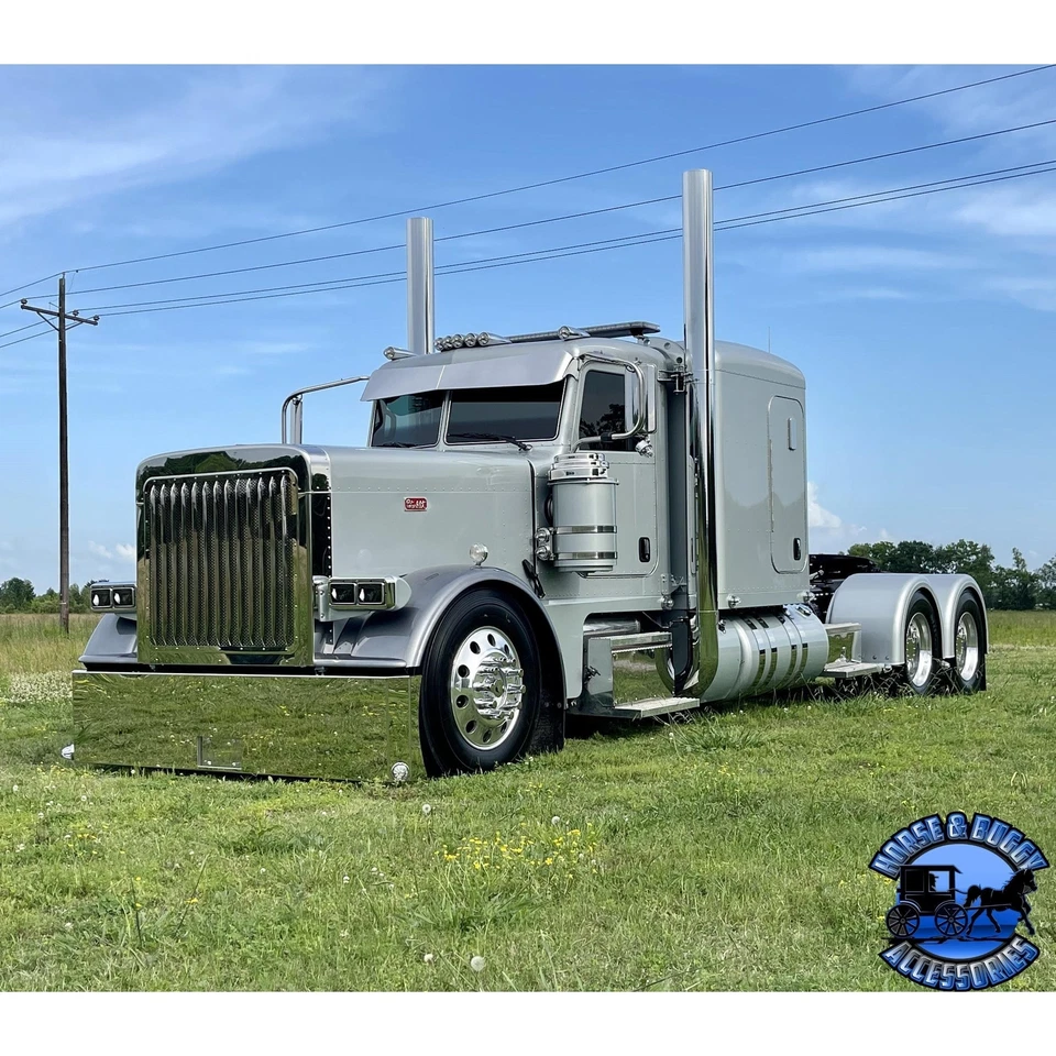 ROLLIN LOW PETERBILT 11"" X 7,5"" VISERA INFERIOR PLANA V. TOP #1034 Foto 2 de 4