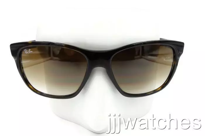 New Ray-Ban Square Tortoise Brown Gradient Sunglasses RB4181F 902/51 57