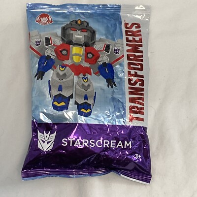 WENDY'S KIDS MEAL TOY- TRANSFORMERS- STARSCREAM TOY- NEW IN BAG Hasbro