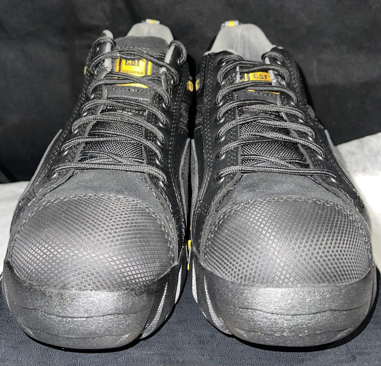 Caterpillar Men's Argon Composite Toe Work Shoe Black Leather P89955