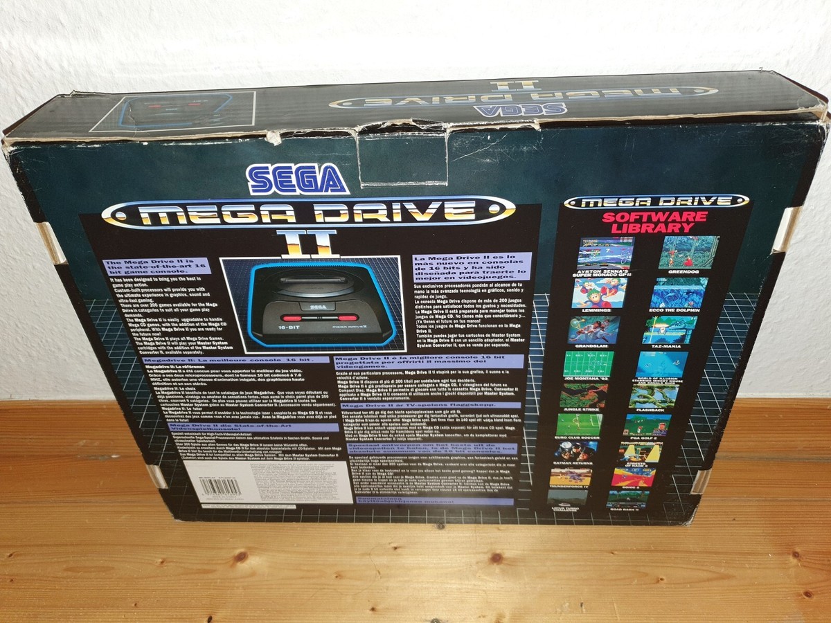 SEGA Mega Drive 2 Konsole Standardset in Originalverpackung - TOP