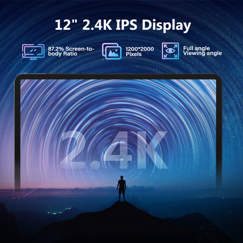 DOOGEE T40 PRO 12 Inch 2.4K Display Tablet 20GB+512GB Android 14 10800mAh Tablet - Picture 5 of 9