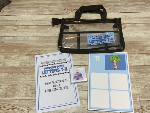 Learning Center Activity Set - Letters T - Z Picture Sorting - Learning Center - Picture 5 of 8