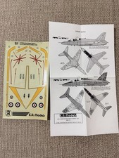 E.D Models 1/72 Scale RAF Hawk Display Aircraft 1987 Decals