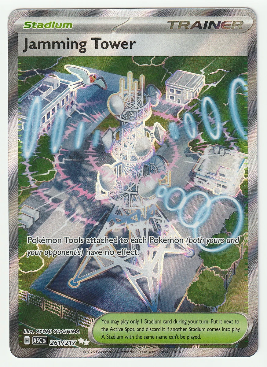 Jamming Tower Pokmon TCG Cards for sale | eBay