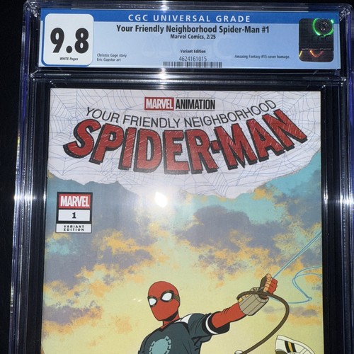 Your Friendly Neighborhood Spider-Man #1 CGC 9.8 Animazione Omaggio Variante 🗝️🔥 - Foto 3 di 6