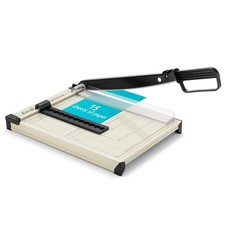 12" Guillotine Paper Cutter：Paper Trimmer Accurate Cutting with Safety Guard,...