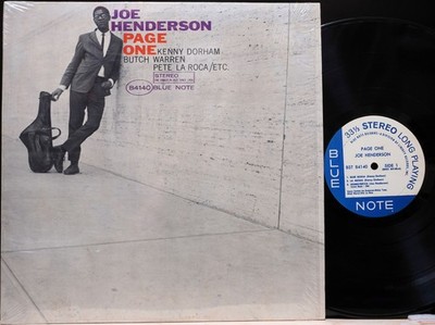 JOE HENDERSON ''PAGE ONE'' BLUE NOTE BST84140 LIBERTY LP SHRINK NM/EX Kenny Dorham