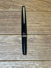 Pilot Elite Vintage Fountain Pen 14K 585 Gold Nib Black Japan Discontinued Rare