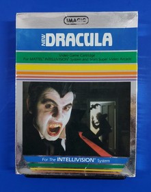 iMagic DRACULA Intellivision CIB Vintage Video Game Manual Overlays Complete