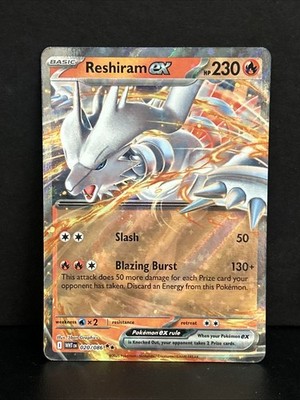 Pokémon TCG Double Rare Reshiram EX #20/86 Scarlet And Violet