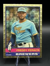 Marketplace image: 2025 Topps Heritage Freddy Peralta Gold SuperFractor 1/1 #76