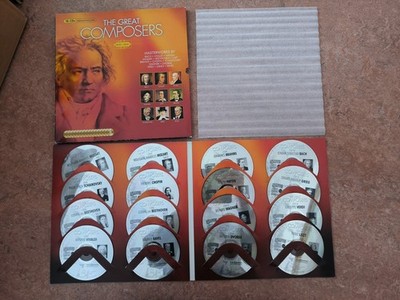 16 CD-Set Great Composers - Bach Mozart Haydn Wagner Liszt Brahms Verdi Ravel