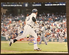 Brennan Boesch autograph signed 11 x 14 inch photo TIGERS