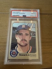 1983 Fleer Howard Johnson #332 (RC) Rookie PSA 10