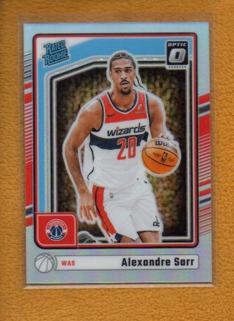 Alexandre Sarr 2024-25 Donruss Optic Rated Rookie Holo Prizm RC #276