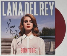 Lana Del Rey Signed Born To Die Vinyl Record Album LP Autograph JSA COA