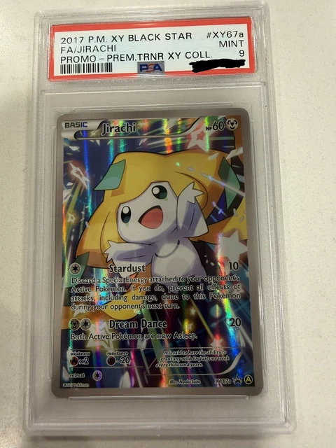 PSA 9 2017 Pokemon Premium Trainer XY Collection Jirachi XY67a Full Art