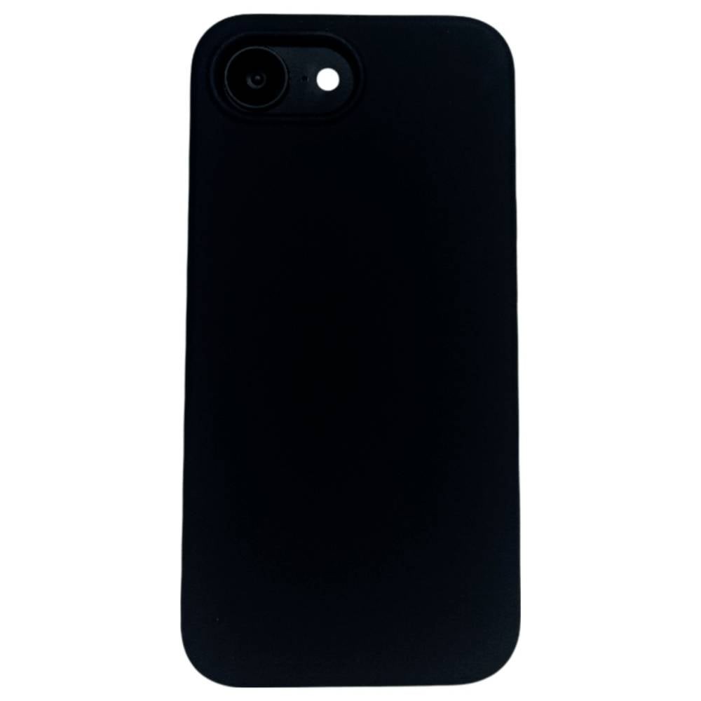 Coque iPhone 16e antichoc silicone noir JT Berlin charge sans fil anti-rayures