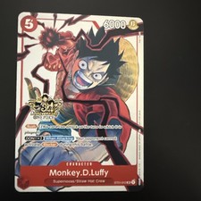 Monkey D. Luffy ST01-012 3rd Anniversary Promo Alt Art One Piece Card English