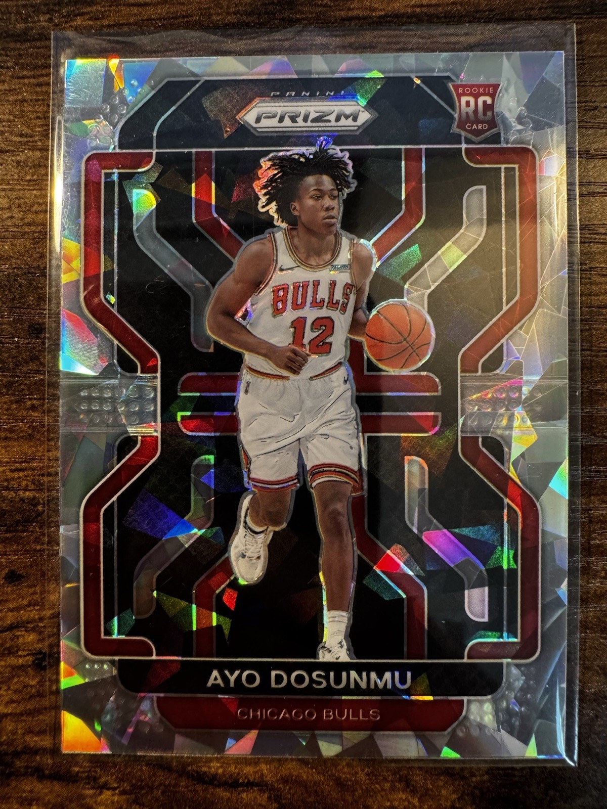 2021-22 Panini Prizm - Ayo Dosunmu #271 (RC) - Ice Prizm Parallel
