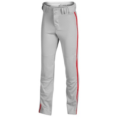 Champro Triple Crown Adult Open-Bottom Piped Baseball Pants, M