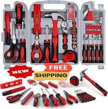 Kit de herramientas multiusos delicado para el hogar de 156 piezas en caja de he