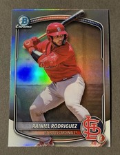 2025 Bowman Draft BDC-72 Rainiel Rodriguez Chrome Refractor St. Louis Cardinals