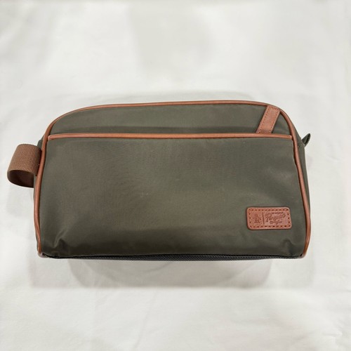 Original Penguin by Munsingwear Olive Green Travel Toiletry Bag EUC
