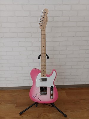 SQUIER AFFINITY TELE Electric Guitar Black Used JP