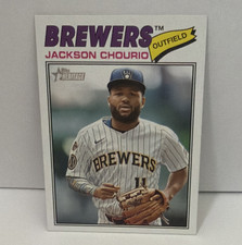 Jackson Chourio Topps Heritage 2026 #272 Milwaukee Brewers MLB