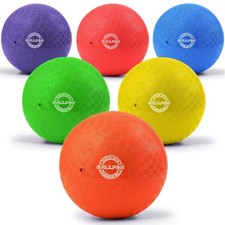 8.5" Dodgeballs Set for Kids Adults - Playground Balls, Kickballs, Handballs,