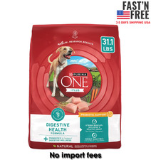 Purina ONE Plus Digestive Health Dry Dog Food, High Protein Chicken, 31.1 lb Bag